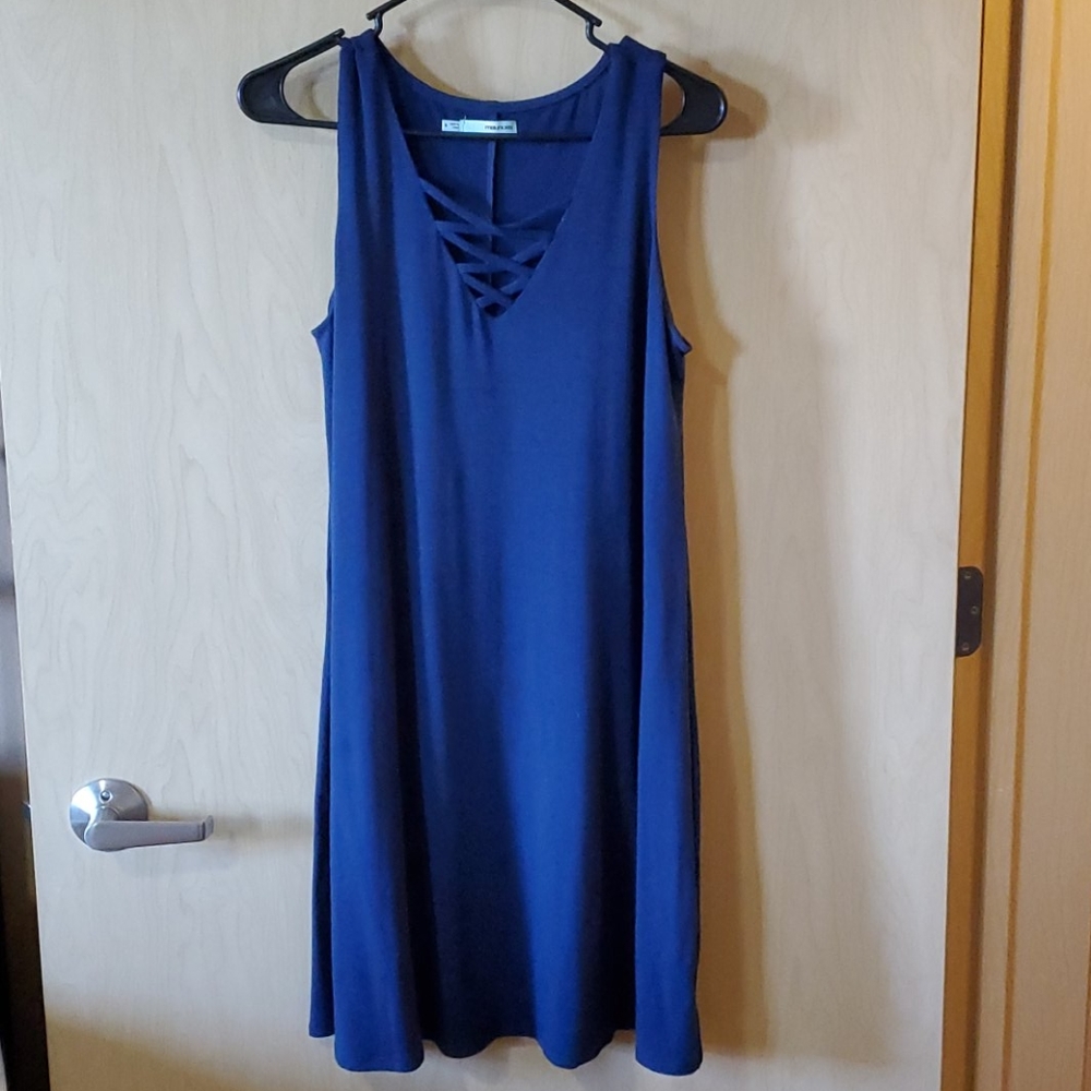 Navy Maurices A-line Dress
